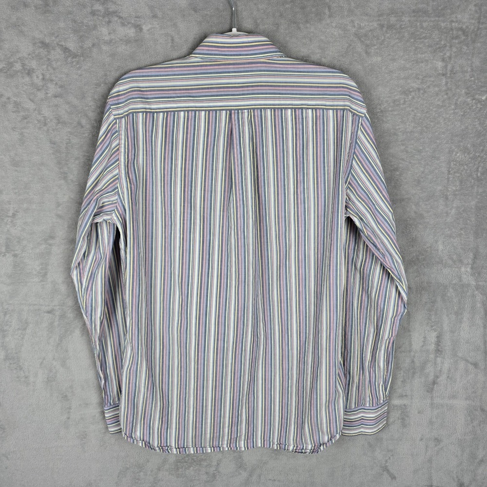 J.McLaughlin Womens‎ Modern Fit Striped Button Down Shirt Cotton Multi-Color S - Picture 2 of 7